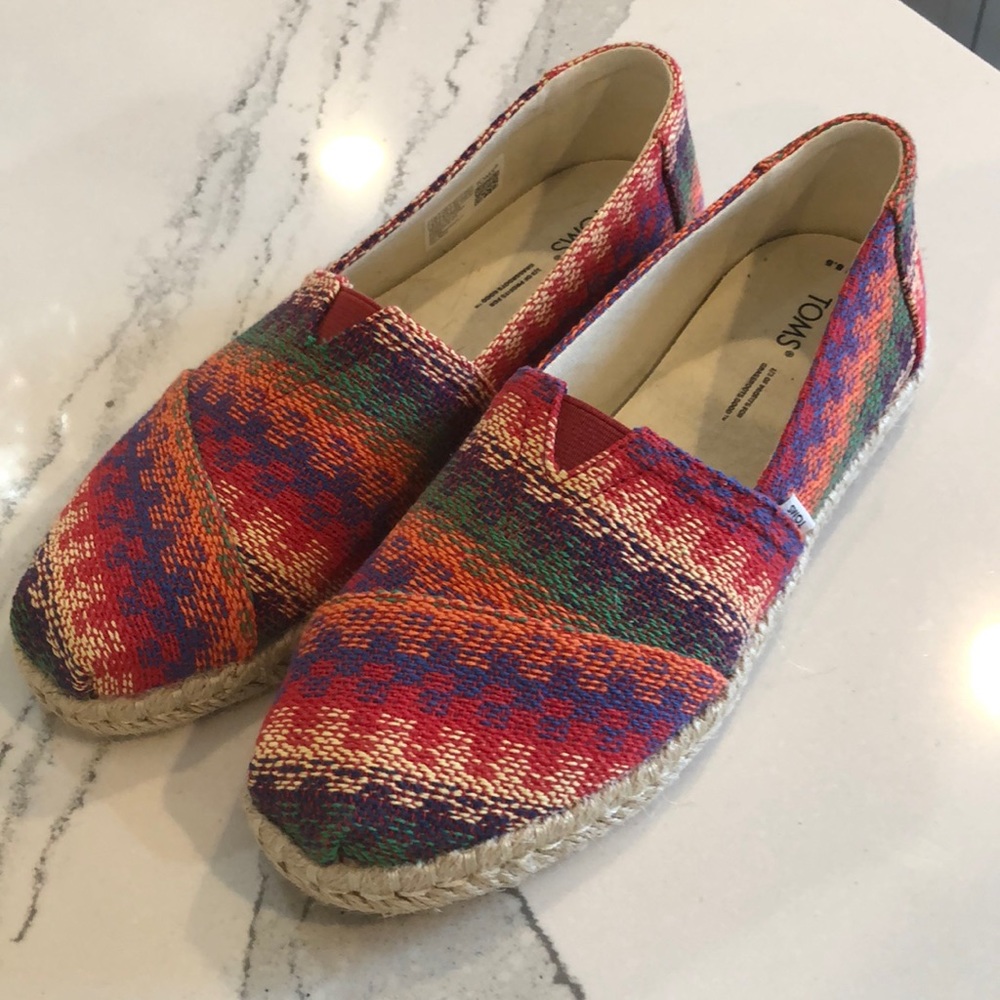 TOMS Women's 8 1/2, Alpargata Rope Espadrille Slip-On